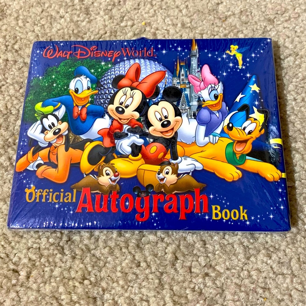New Disney Mickey Mouse Autograph Book - mini size